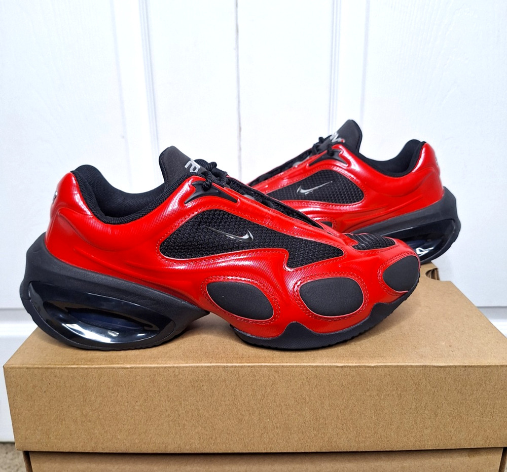 Nike Air Max Muse University Red Metallic Silver Black FV1920 603 size 6 Women's